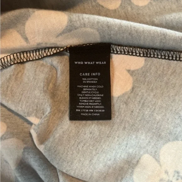 Who What Wear‎ Bell Sleeve Crewneck A-Line Dress | Black & Orange | Size… - Picture 6 of 9